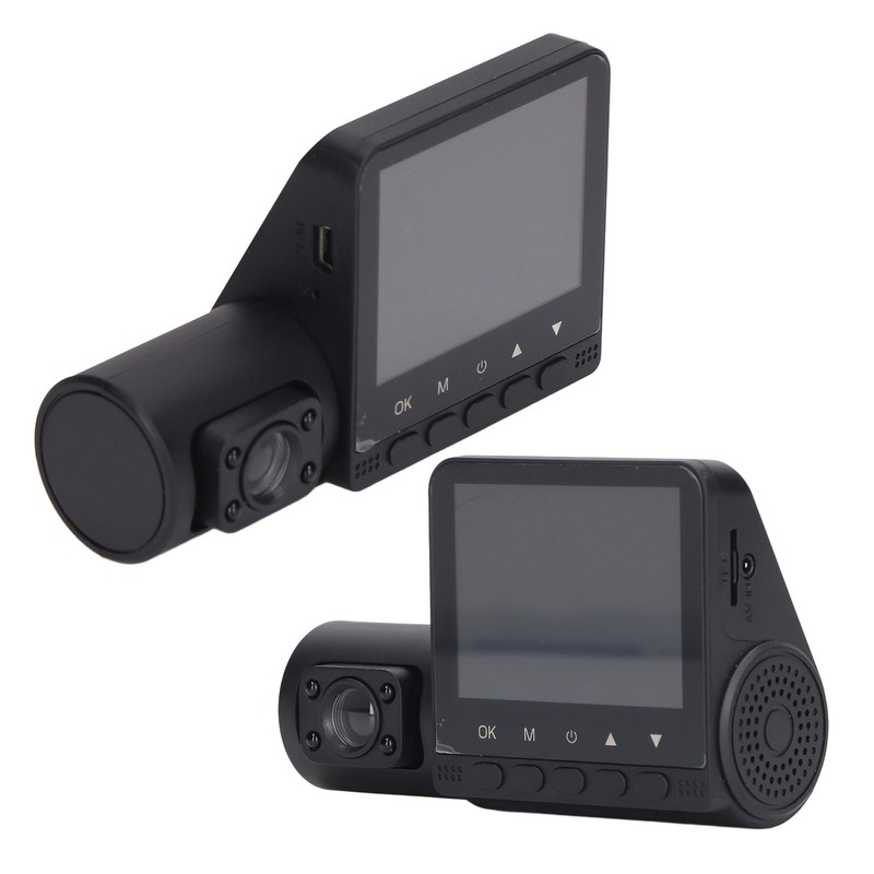 2.4 Inch Screen Dashcam 3 Way HD 1080P Three Lens