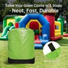 Heavy Duty Water-Resistant Inflatable Bounce House Storage Bag with Drawstring,