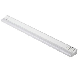 American Lighting 12-Inch LED Courant Undercabinet Light with One Receptacle, 5CCT, White Finish, 120V AC, 7.5W, 430 Lumens, CRI 90, 15 Amp, Ideal for Kitchen, Workspace, Retail Display, Under Shelve