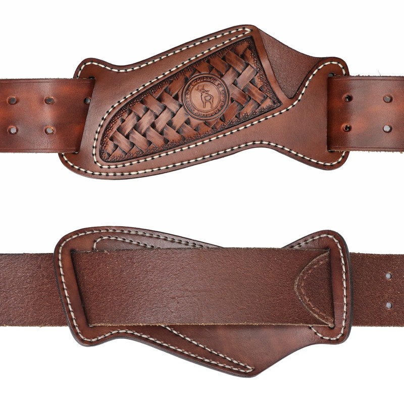 Tourbon Leather Fixed Blade Knife Sheath for Belt Knives Holder
