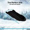 Superio Toboggan Snow Sled for Kids and Adults, 46" Heavy