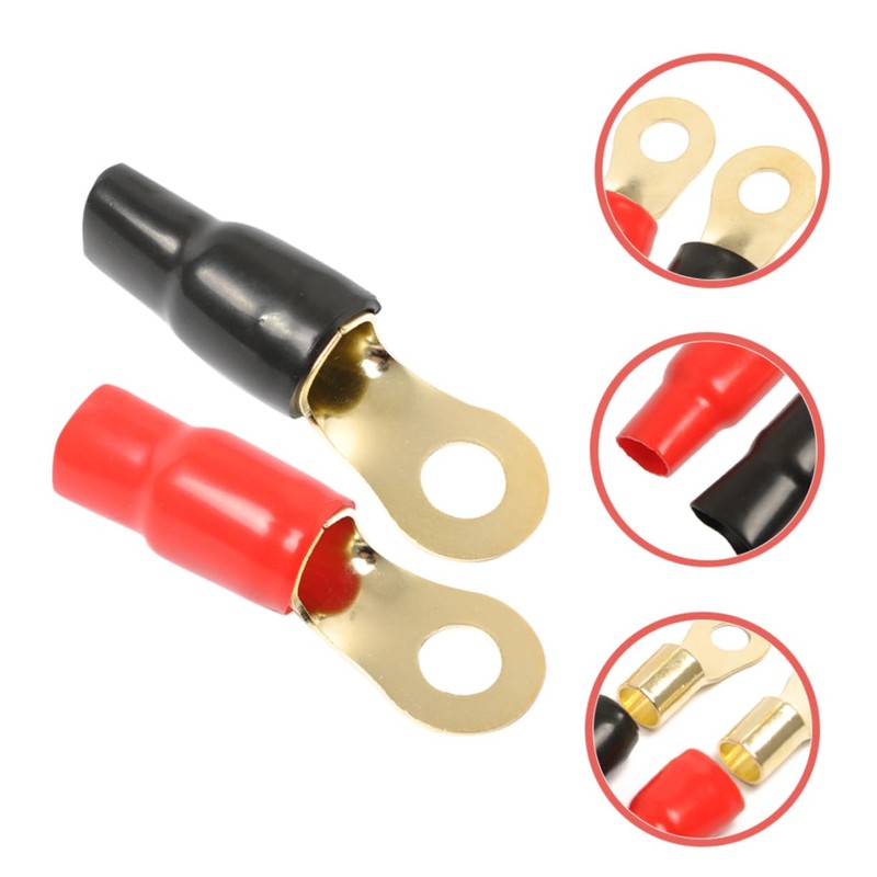 CHILDWEET Enhance Your Audio Experience 3 Pairs Brass Terminal Blocks