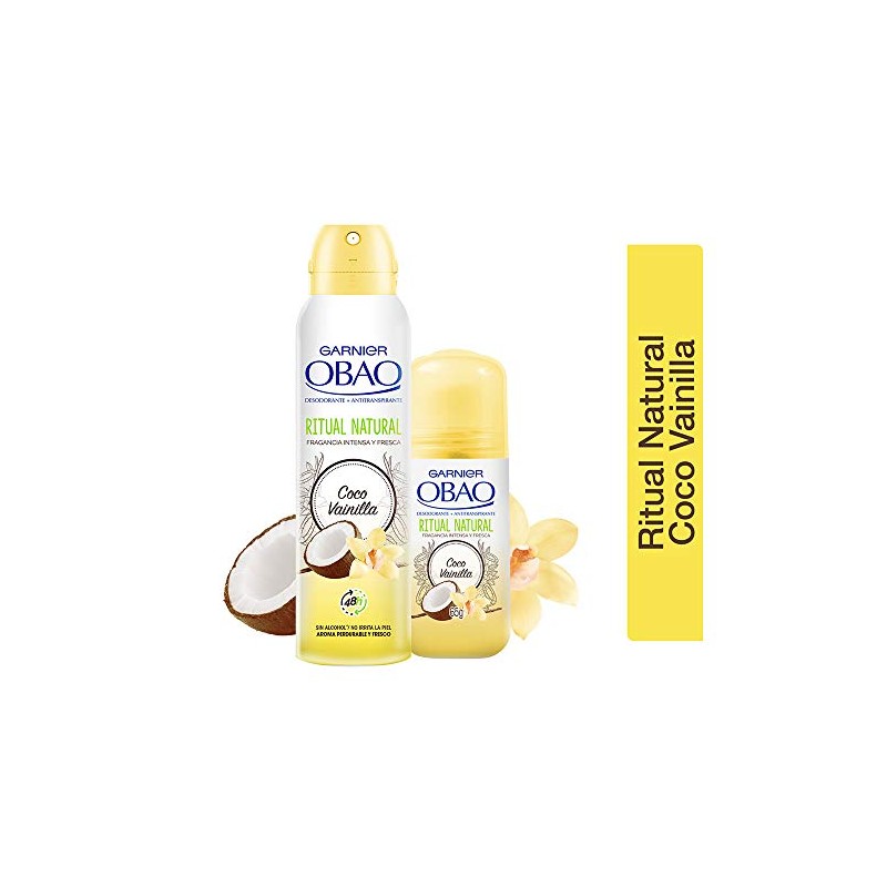 Garnier Obao Garnier obao roll on ritual natural coco+vainilla