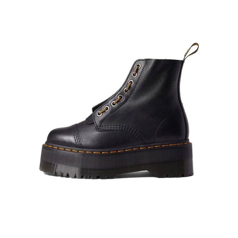 Dr. Martens Women's Sinclair Max Boots, Black Pisa, 8