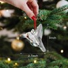 H&D HYALINE & DORA Clear Crystal Hummingbird Christmas Ornament Hummingbird
