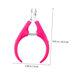 Gatuida 2Pcs Professional Cuticle Nipper Trimmer Durable Stainless Steel Nail Art Tool for Home Ergonomic Design for Comfortable Use for Nail Grooming