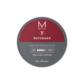 MITCH by Paul Mitchell Reformer Texture Cream for Men, High Hold, Matte Finish, For All Hair Types, Especially Fine to Medium Hair, 3 oz.