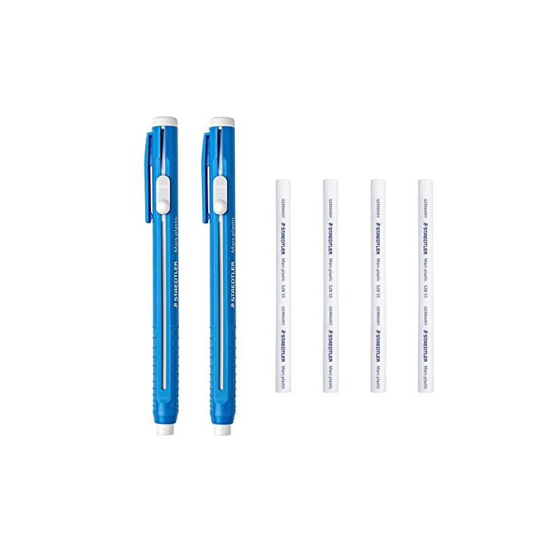 Staedtler Mars Plastic Stick Eraser Rubber 528 50 Set with