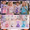 Gersoniel 24 Pack Ghost Clear Gift Bags with Handles