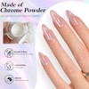 SXVME Uñas postizas con diseño de donut glaseado marrón degradado