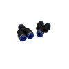 Pneumatic Y-Connector 14 mm IQS Hose Connector with Three Outputs/Compressed