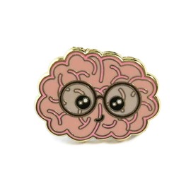 Brain Enamel Pin, Cute Kawaii Brain Lapel Pin, Neurology Brain Pin, Neuro Nurse Lanyard Pin, Neuroscience Brain Labcoat Pin, Nurse Pin, Medical Student Gift