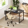 Casaottima 40 inch Computer Desk, Modern Simple Style Desk for