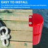 ORLANG 2Pack Dock Bumper Fender, Inflatable Dock Protection for Edging,