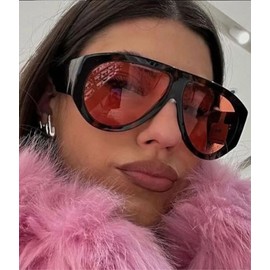ZIMUSUN Oversized Aviator Sunglasses for Women Men Classic Big Frame Sun Glasses(A3 Tortoise/Pink)
