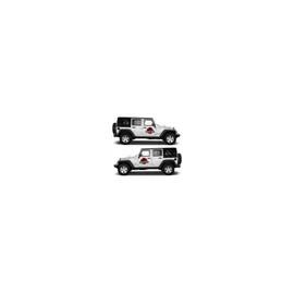 Par Stickers Jurassic Park A Color Para Camioneta Auto Suv
