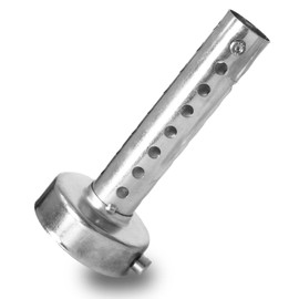 Andux Zone Motorcycle Rear Silencer 60 mm Removable Universal Rear Silencer XSQ-03 (Silver)