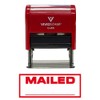 MAILED Self-Inking Office Rubber Stamp (Red) - M
