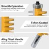 XDENGP Professional Finger Joint Router Bit 1/2" Shank, Reversible Finger