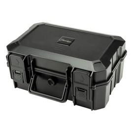 Passatore Cigar Case Black Acrylic Travel Humidor for 15 Cigars