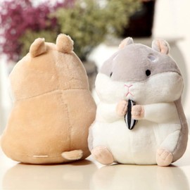 1pc Hamster Plush Toy Hamster Teddy Plush Animal Stuffed Animals for Girls Boys (Brown)