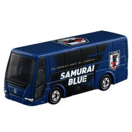 Takara Tomy Tomica Japanese National Football Team Bus JFA's DREAM Mini Car Toy 3 Years and Up Boxed, Pass Toy Safety Standards ST Mark Certified