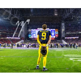 JJ McCarthy Auto 8x10 Signed Michigan Wolverines Reprint Photo National Champs