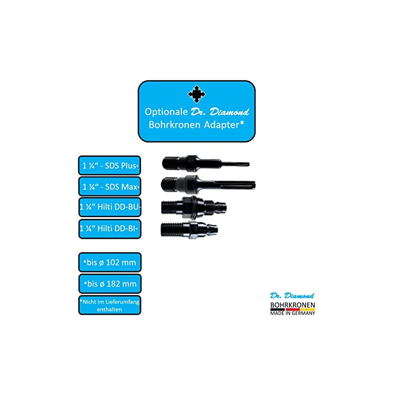 DR. DIAMOND Diamond Drill Bit and Core Drill High Performance