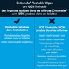 Cottonelle Flushable Wet Wipes for Adults, 1 Flip-Top Pack, 42