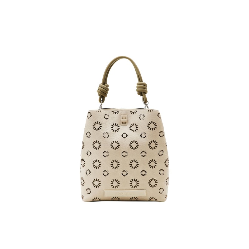 Desigual Women's Back_amorina Sumy M Accessories: Mini Polyurethane Backpack, White