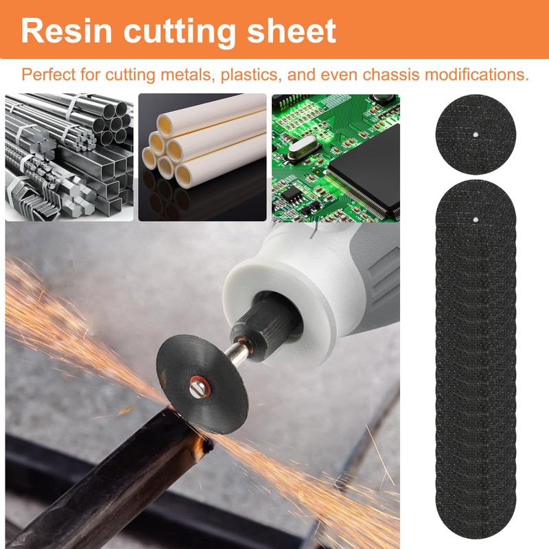 60Pcs Rotary Cutting Wheels Kit for Dremel, HSS Saw Blades