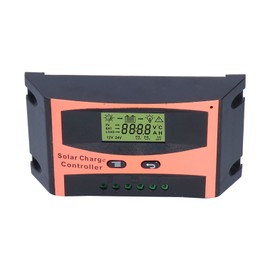 Solar Charge Controller LCD Circuit Protection Anti Backfill PWM Charge Controller for Protect Battery30A