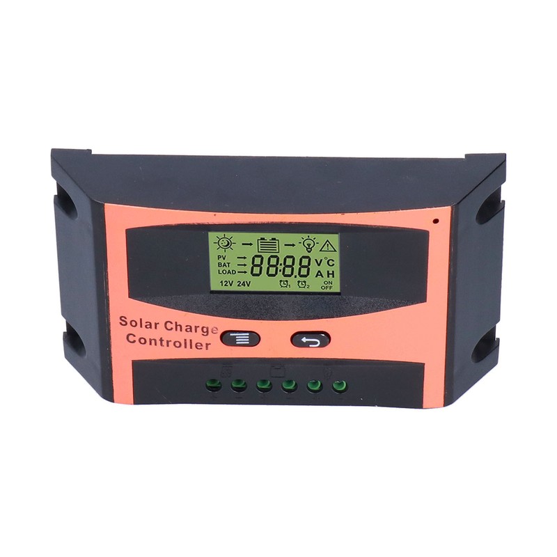 Solar Charge Controller LCD Circuit Protection Anti Backfill PWM Charge