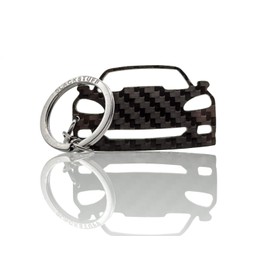 BlackStuff Carbon Fibre Keyring Compatible with Corvette C6 Z06 2005-2013 BS-703, Black