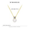 M MOOHAM Pearl Necklaces for Women - Dainty Minimalist Gold