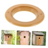 BUGUUYO 10pcs Durable Birdhouse Hole Protector Round Predator Guard for