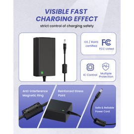 12V 5A Power Supply - 60W AC/DC Adapter 100-240V 50/60Hz for LED Strips, CCTV Cameras, LCD Monitors - Compact 12 Volt 5 Amp Transformer with 5.5mm x 2.5mm Jack