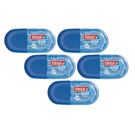 tesa Mini Correction Tape Pack of 2, blue, 5er Pack/Blau