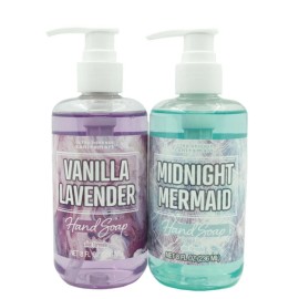 Midnight Mermaid + Vanilla Lavender Hand Soap Bundle ( 8 oz / 236 ml ) *NEW