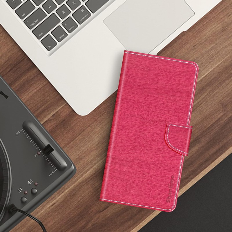 Shantime Leather Wallet Case Compatible with AGM H5, Colorful Flip