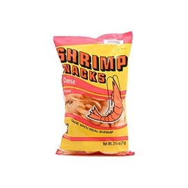 Marco Polo Asian Tasty Shrimp Snacks Chips Crisps Crackers Tit-bits Appetizer 2.5oz (cheese)