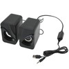 Computer Speaker USB Powered Wired Volume Control Mini Desktop Speaker
