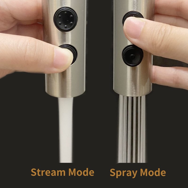 Kitchen Sink Faucet Sprayer Head, 2 Functions Sprayer Attachment for