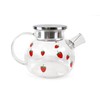 Glass Tea Kettle Strawberry Cute Design Glass Teapot Glass Pitcher