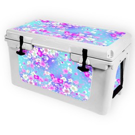MightySkins (Cooler Not Included) Skin Compatible with RTIC 45 Cooler (2017 Model) - in Bloom | Protective, Durable, and Unique Vinyl Decal wrap Cover | Easy to Apply | Made in The USA