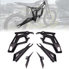 YIBEICO Body Frame Protective Cover for Talaria Sting MX3 MX4 MX4 MX5 EVO/EXPE Protective Case,Body Frame Protector Guard Sticker, E-Bike Accessoires for Talaria(Shiny Black)