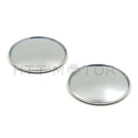 SMT-PAIR 2"UNIVERSAL ROUND STYLE CONVEX BACK/REAR TOW SIDE VIEW BLIND SPOT MIRROR [B078H8DQHP]