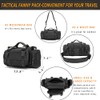 Molle Seat Back Organizer, Tactical Car Seat Organizer with Pouches,