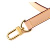 LDKJ Vachetta - Correa cruzada ajustable de cuero para mujer,