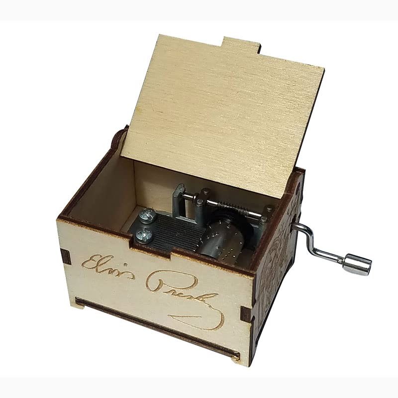 TheLaser'sEdge, Elvis Presley Mini Personalizable Music Box - Can't Help